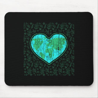 Tapis De Souris Love Earth Funny Earth’s Day Save Our Planet Graph