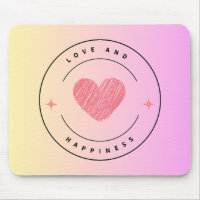 Love & Happiness Boire Dessous de verre