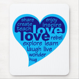 Tapis De Souris Love Heart mousepad