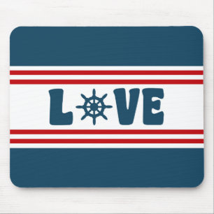 Tapis De Souris Love nautique design