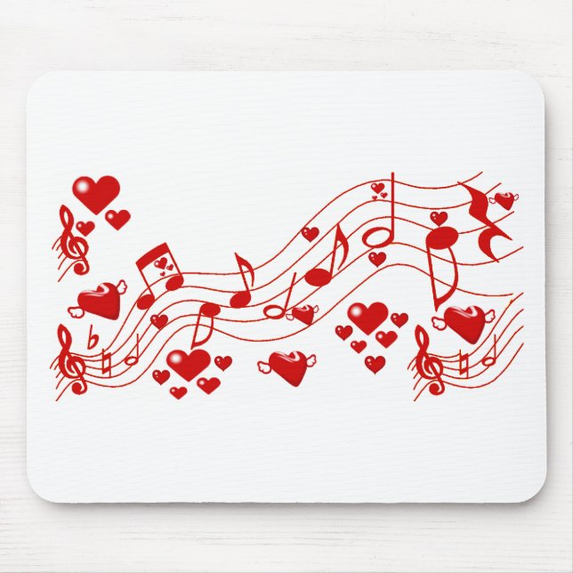 Tapis De Souris Love Notes_ (Devant)