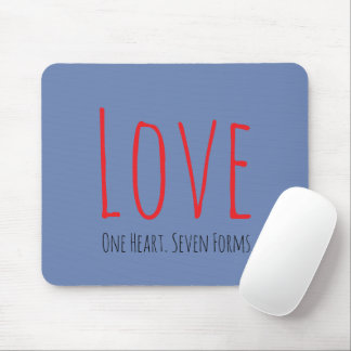 Tapis De Souris Love - One Heart. Seven Forms Mousepad