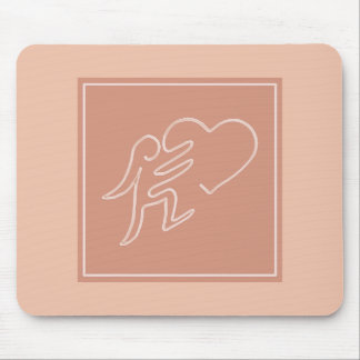 TAPIS DE SOURIS LOVE (PEACH)