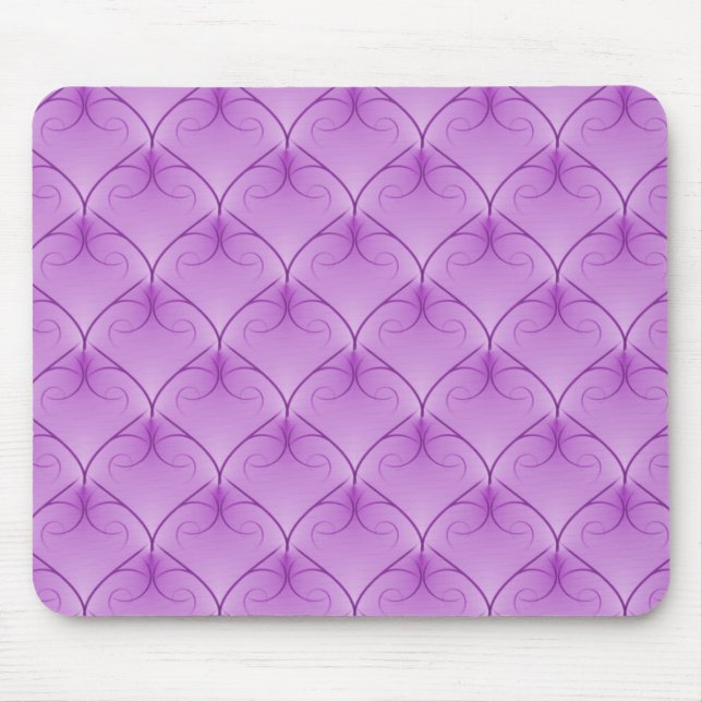 Tapis De Souris Lovely Lavender Inparallélisme Elegance Mousepad (Devant)