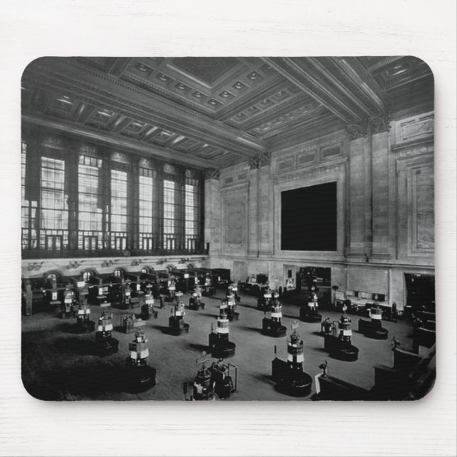 Tapis De Souris Lower Manhattan intérieur de Bourse de New York (Devant)