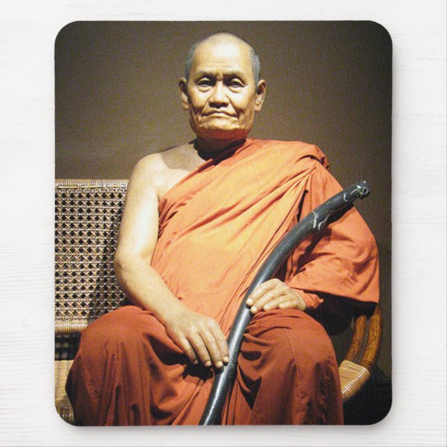 Tapis De Souris Luang Poo Cha Subhaddho ... Moine bouddhiste (Devant)