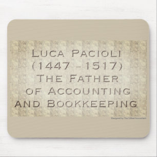 Tapis De Souris "Luca Pacioli - The Father of Accounting"