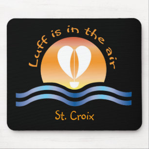 Tapis De Souris Luffers Sunset_Luff est dans le St Croix d'air