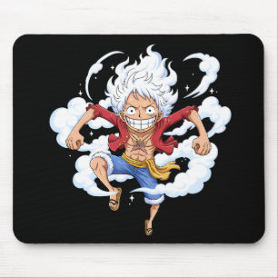 Tapis de souris Luffy Gear 5 Chibi Anime