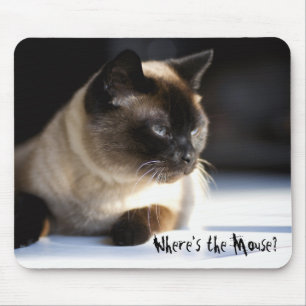 Tapis De Souris Lui à la fenêtre, où est la souris ?