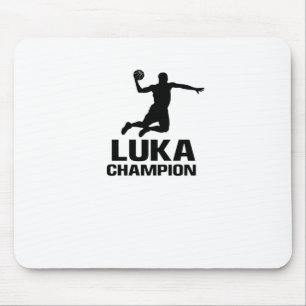 Tapis De Souris Luka Basket-ball Joueur Personnalisé Votre Nom Cha