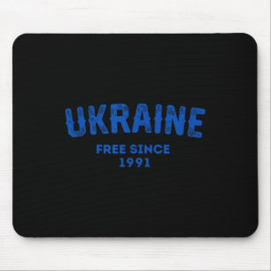 Tapis De Souris L'Ukraine libre depuis 1991 Militaire ukrainien Uk