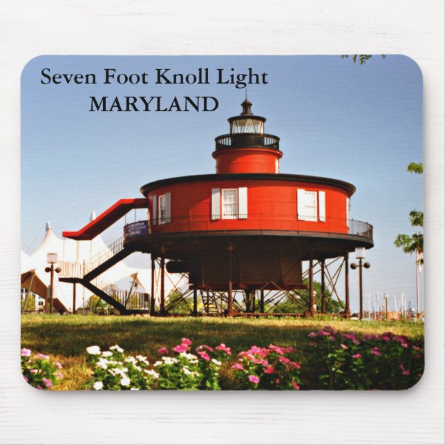 Tapis De Souris Lumière de Knoll de Sept Pieds, Maryland Mousepad (Devant)