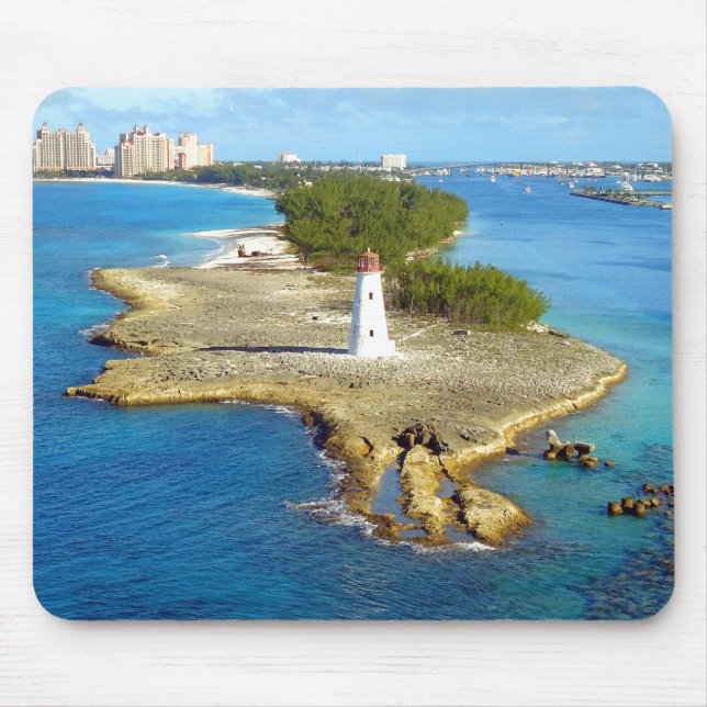 Tapis De Souris Lumière d'île de paradis (Devant)
