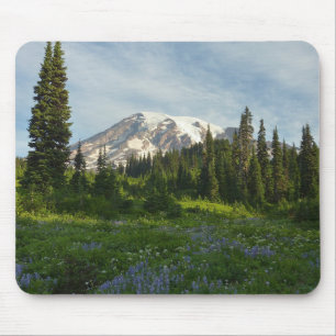 Tapis De Souris Lumière du matin sur le mont Rainier