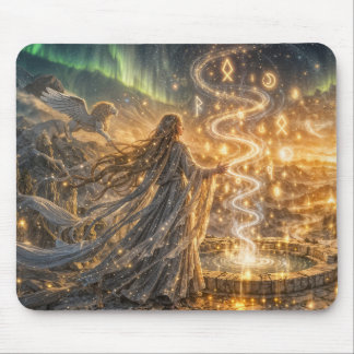 Tapis De Souris Lumière Elfique Dorée Fantastique – Fantastique Im