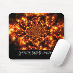 Tapis De Souris Lumières à étincelles dorées