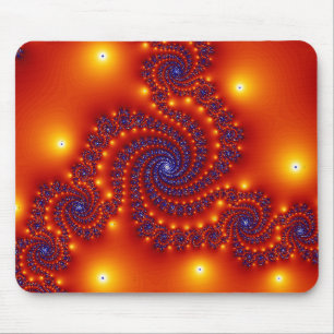 Tapis De Souris Lumières de tourbillonnement Mousepad