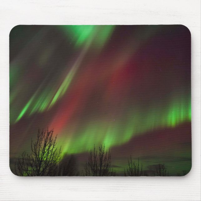 Tapis De Souris Lumières du Nord | Scandinavie, Islande (Devant)