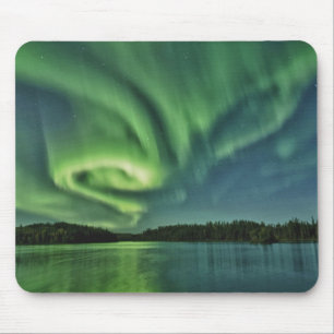 Tapis De Souris Lumières du nord sur le lac Mousepad
