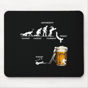 Tapis De Souris lundi mardi jeudi vendredi samedi dimanche Abeille