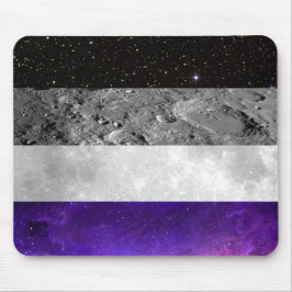 Tapis De Souris Lune asexuelle de galaxie d'astronomie de fierté