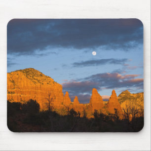 Tapis De Souris Lune au-dessus de Sedona Mousepad 2226