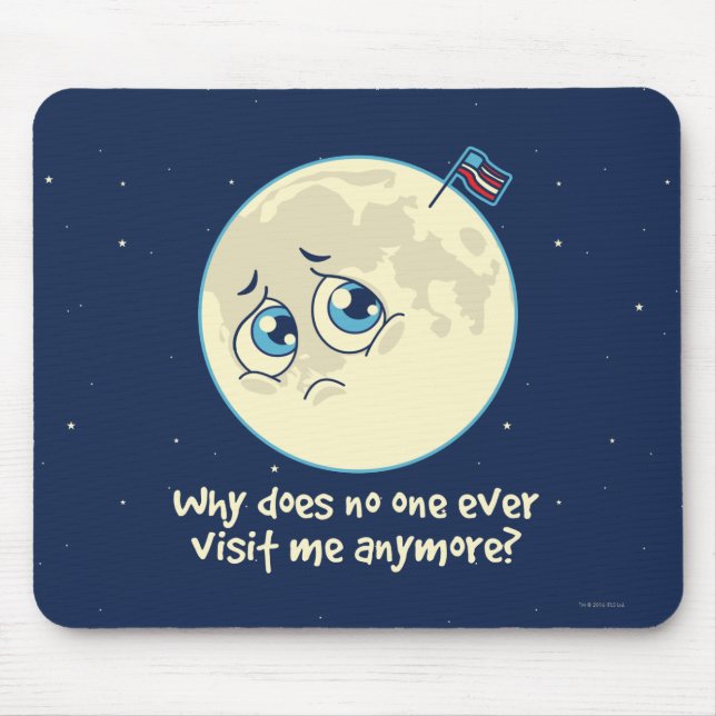 Tapis De Souris Lune triste (Devant)