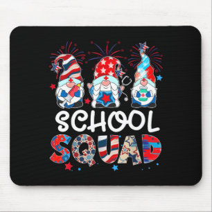 Tapis De Souris Lutin d'équipe scolaire infirmière stéthoscope pat