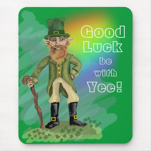 Tapis De Souris Lutin : La bonne chance soit avec, Yee ! ~mousepad (Devant)