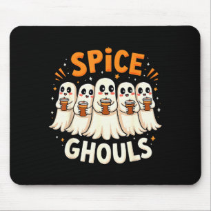 Tapis De Souris Lutins d'épices Halloween drôle Fantôme Citrouille