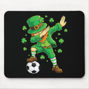 Tapis De Souris Lutins qui font dabbing Football Saint Patrick Gar