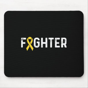 Tapis De Souris Lutte contre le Ruban de sensibilisation au cancer