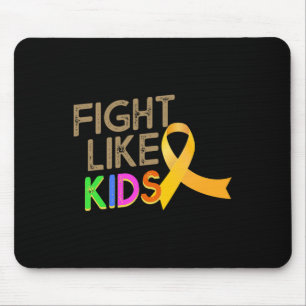 Tapis De Souris Lutter comme les enfants Mois de sensibilisation a