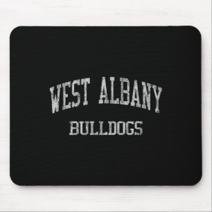 Tapis De Souris Lycée West Albany Hs Albany Or Vintage Srts