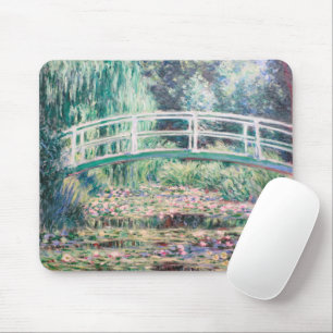 Tapis De Souris Lys d'eau blanche CLAUDE MONET
