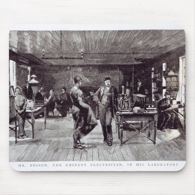 Tapis De Souris M. Edison, l'électricien éminent (Devant)