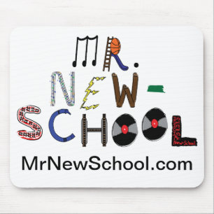 Tapis De Souris M. New-School Font Mouse Pad