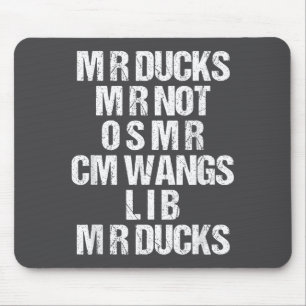 Tapis De Souris M R Canards M R Pas O S M R Cm Wangs Lib M R Canar