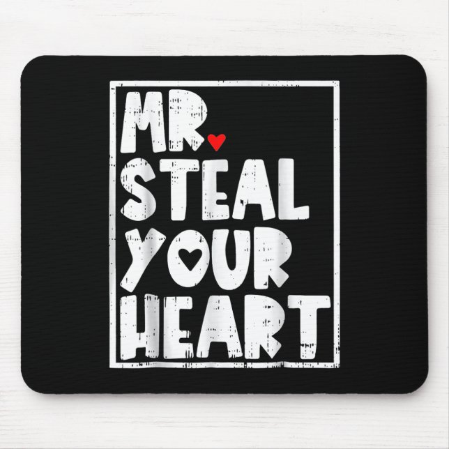 Tapis De Souris M. Steal Your Heart Valentines Day (Devant)