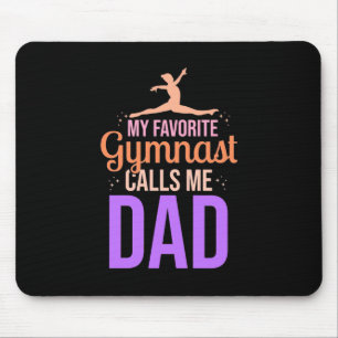 Tapis De Souris Ma Gymnaste Favorite M'Appelle Papa
