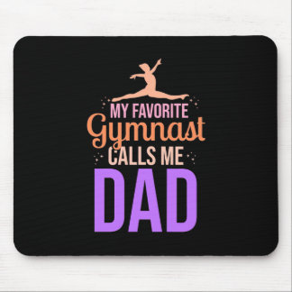 Tapis De Souris Ma Gymnaste Favorite M'Appelle Papa