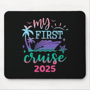Tapis De Souris Ma première croisière 2025 Famille Voyage de batea
