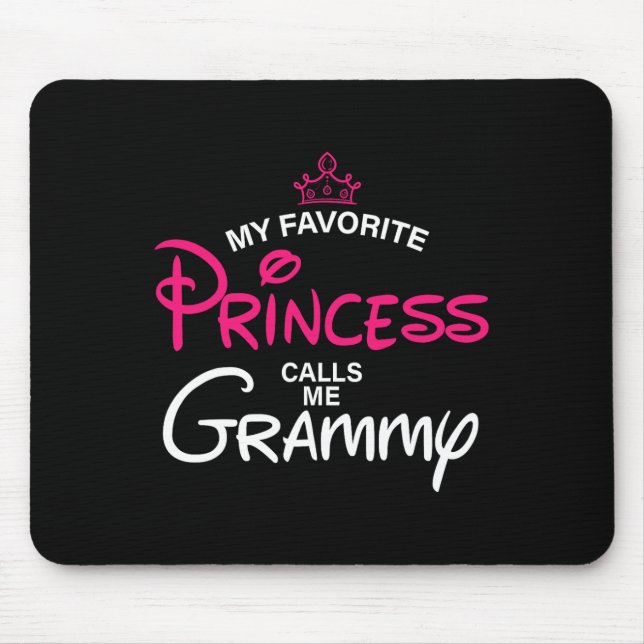 Tapis De Souris Ma Princesse Favorite M'Appelle Grammy Daughter Fa (Devant)