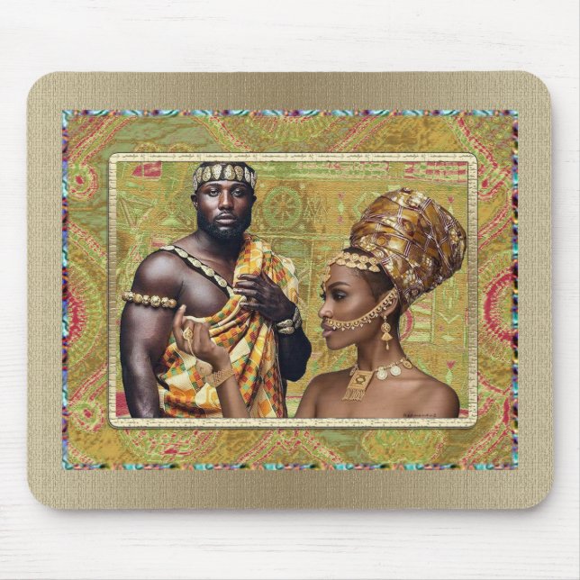 Tapis De Souris Ma reine africaine (Devant)