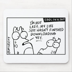 Tapis De Souris "Ma vie télécharge" Mousepad