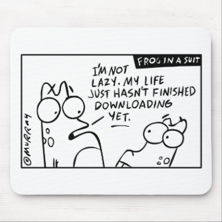 Tapis De Souris "Ma vie télécharge" Mousepad