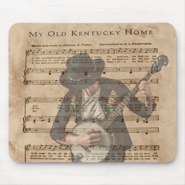 TAPIS DE SOURIS MA VIEILLE MAISON KENTUCKY (Devant)