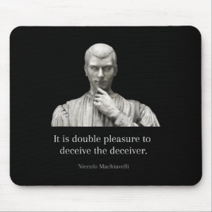 Tapis De Souris Machiavel Cite L'Art De Guerre Machiavélique Wise 