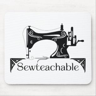 Tapis De Souris Machine à coudre vintage Sewteachable